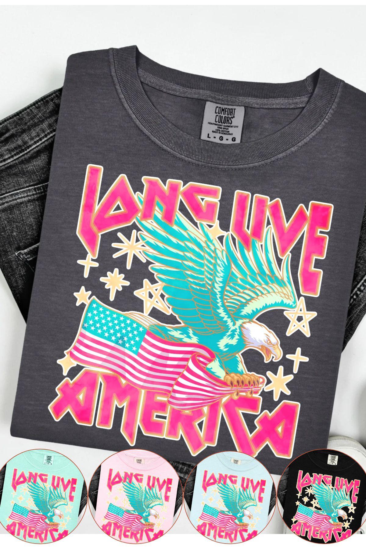 Long Live America Comfort Colors T-Shirt