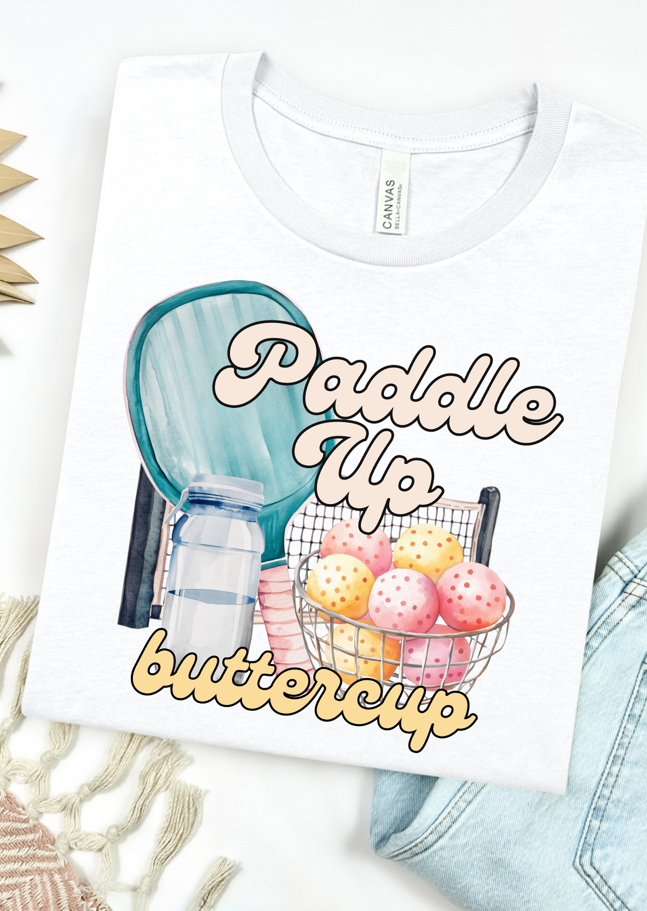 Paddle Up Buttercup Bella Canvas T-Shirt