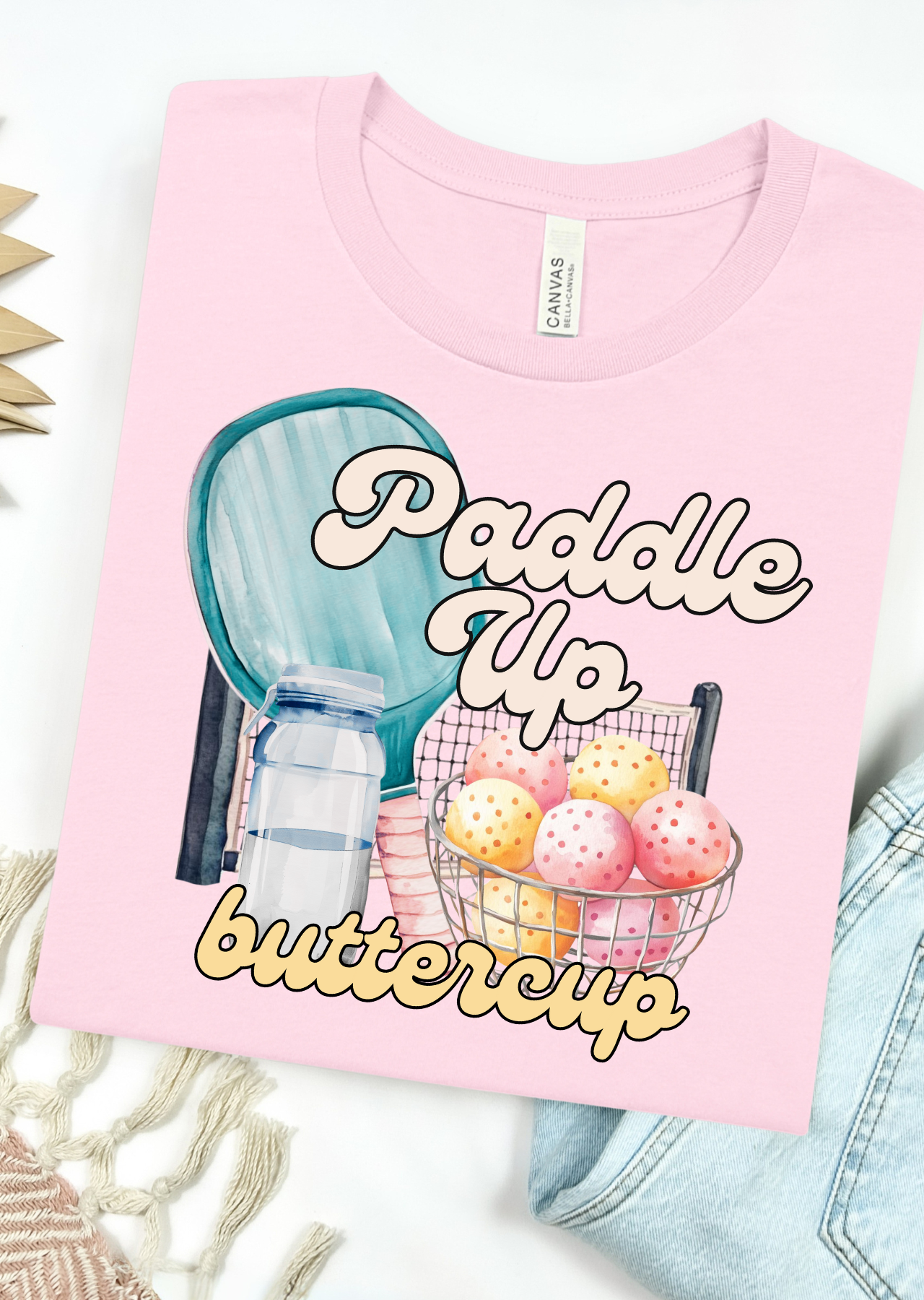 Paddle Up Buttercup Bella Canvas T-Shirt