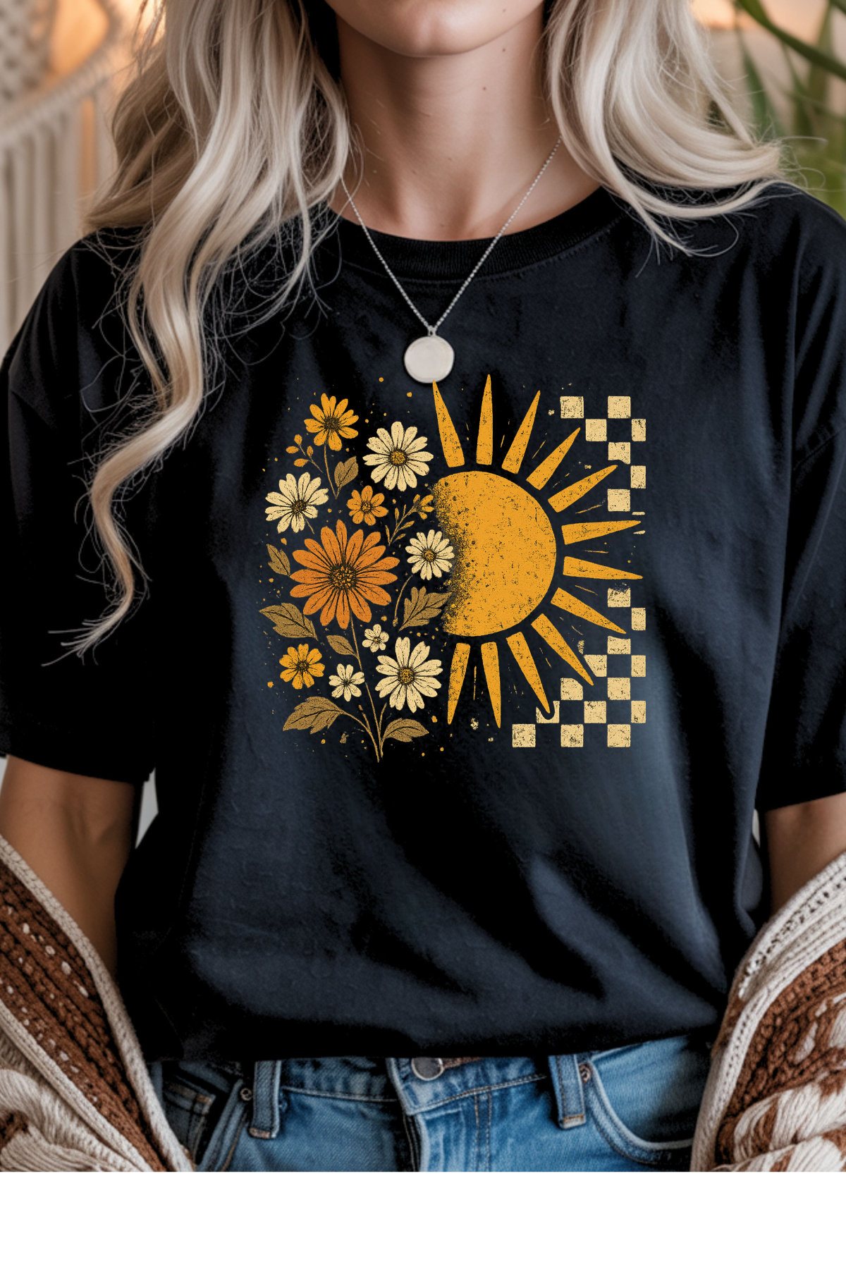 (10-24-25) Floral Sun T-Shirt