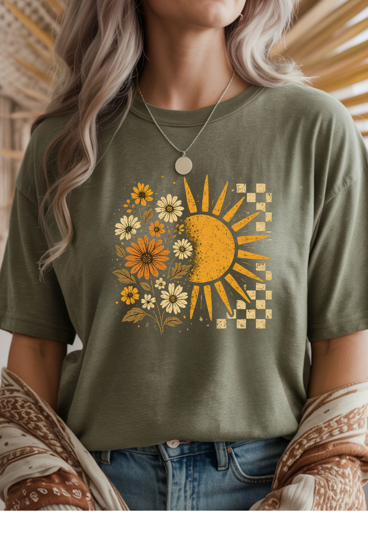 (10-24-25) Floral Sun T-Shirt