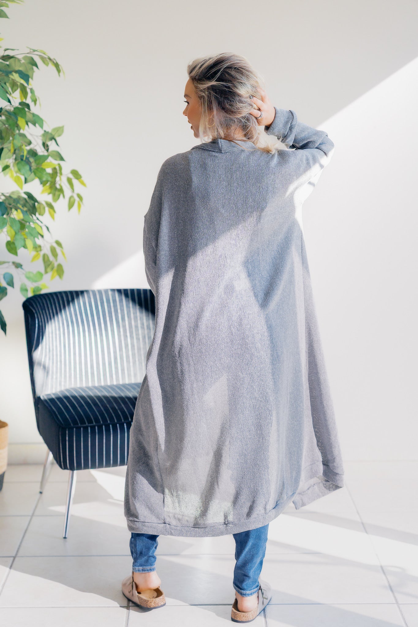 (10-15-25) Ashen Embrace Cardigan