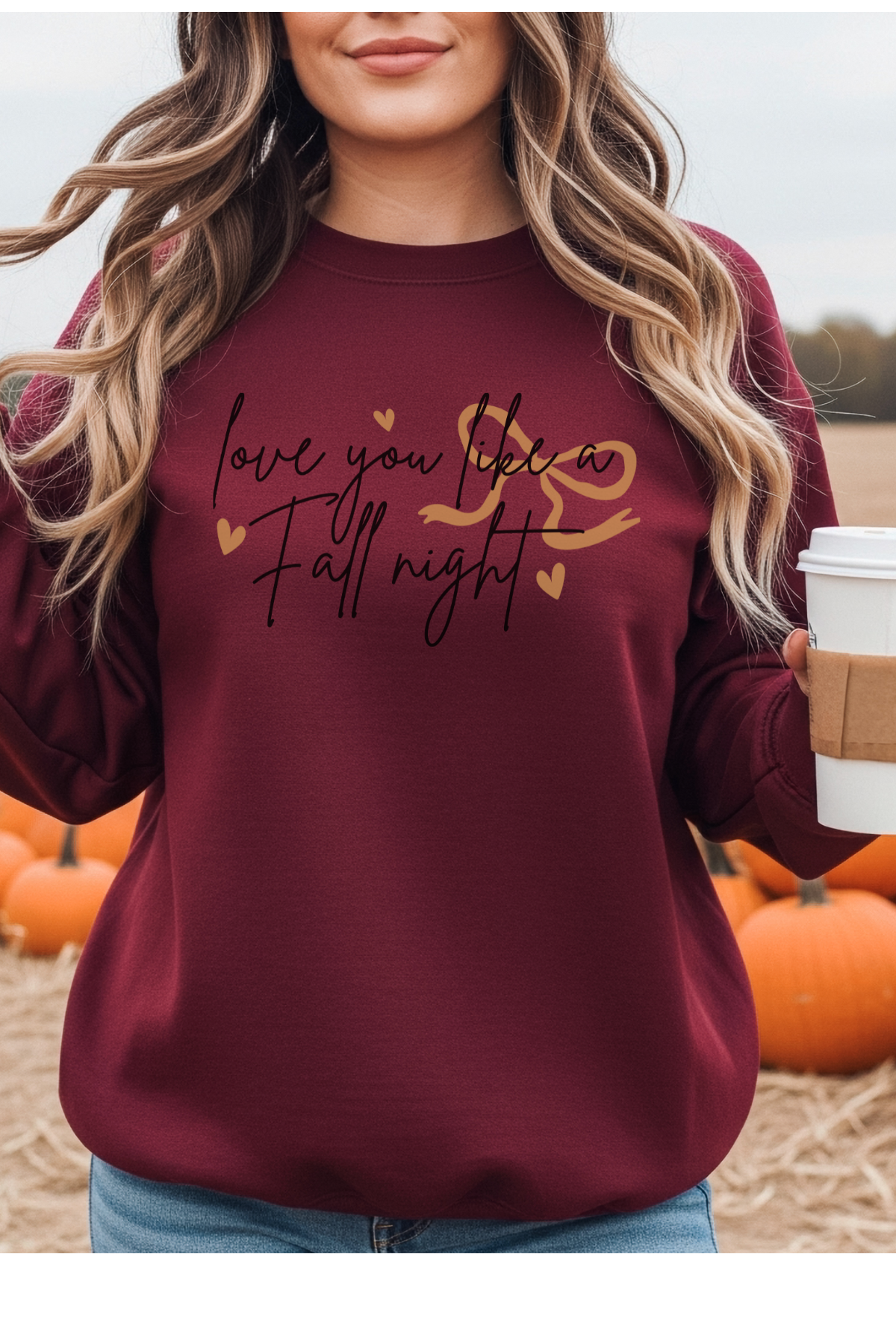 Love You & Fall Nights Sweatshirt