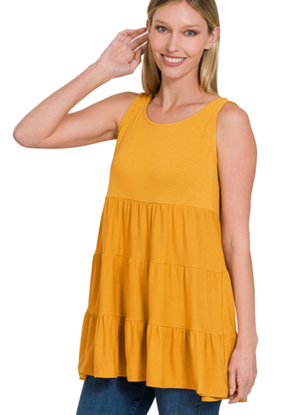 Easy Ruffle Tier Tunic