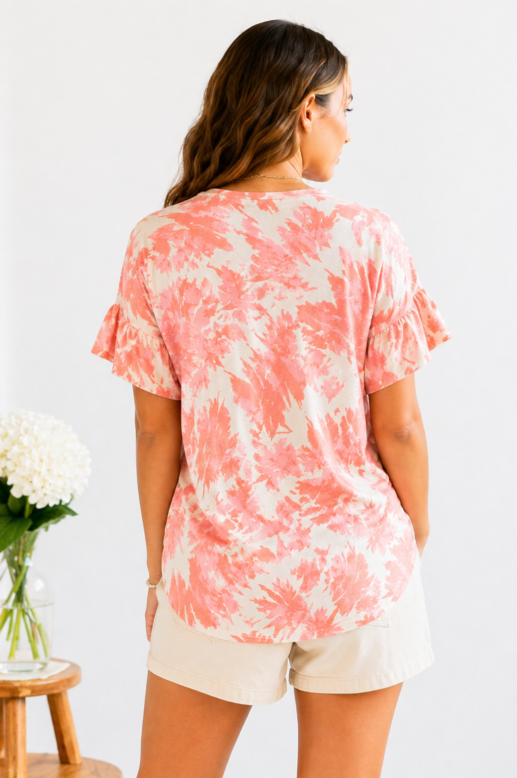 (5-13-26)Sherbet Tie Dye Top