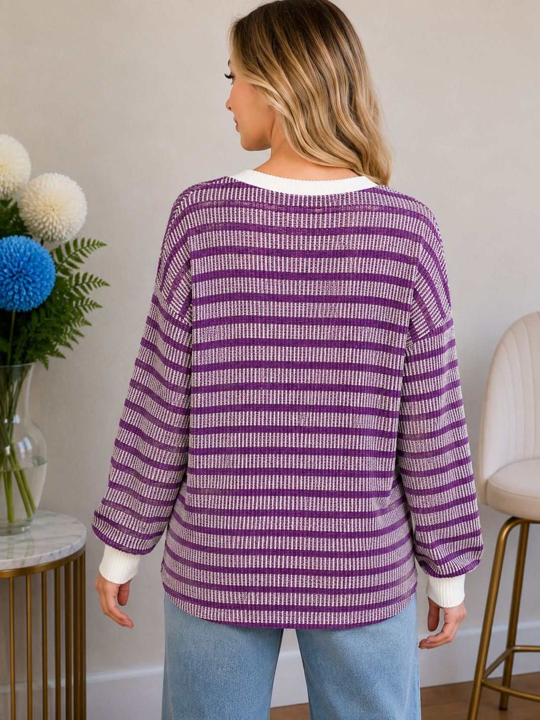 (9-9-26)Simply the Best Striped Top