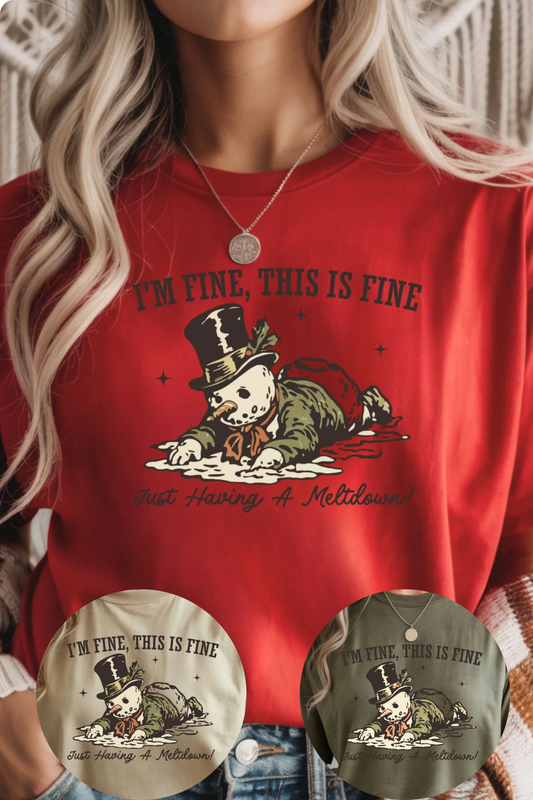 (10-31-25) Just Having a Meltdown T-Shirt