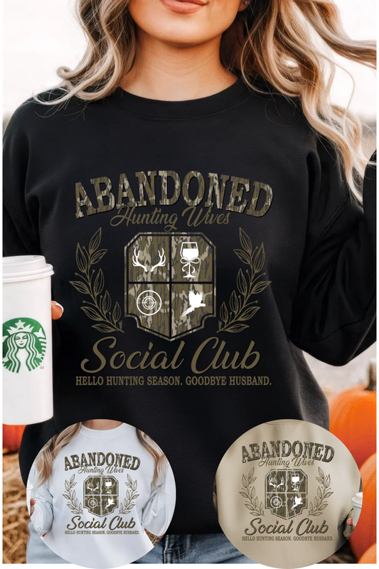 (9-26-25) Hunting Wives Sweatshirt