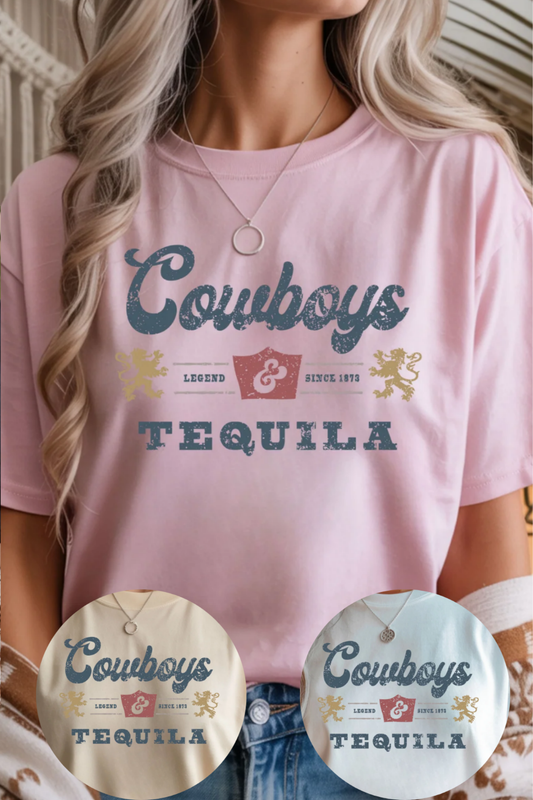 Cowboys & Tequila Graphic Tee
