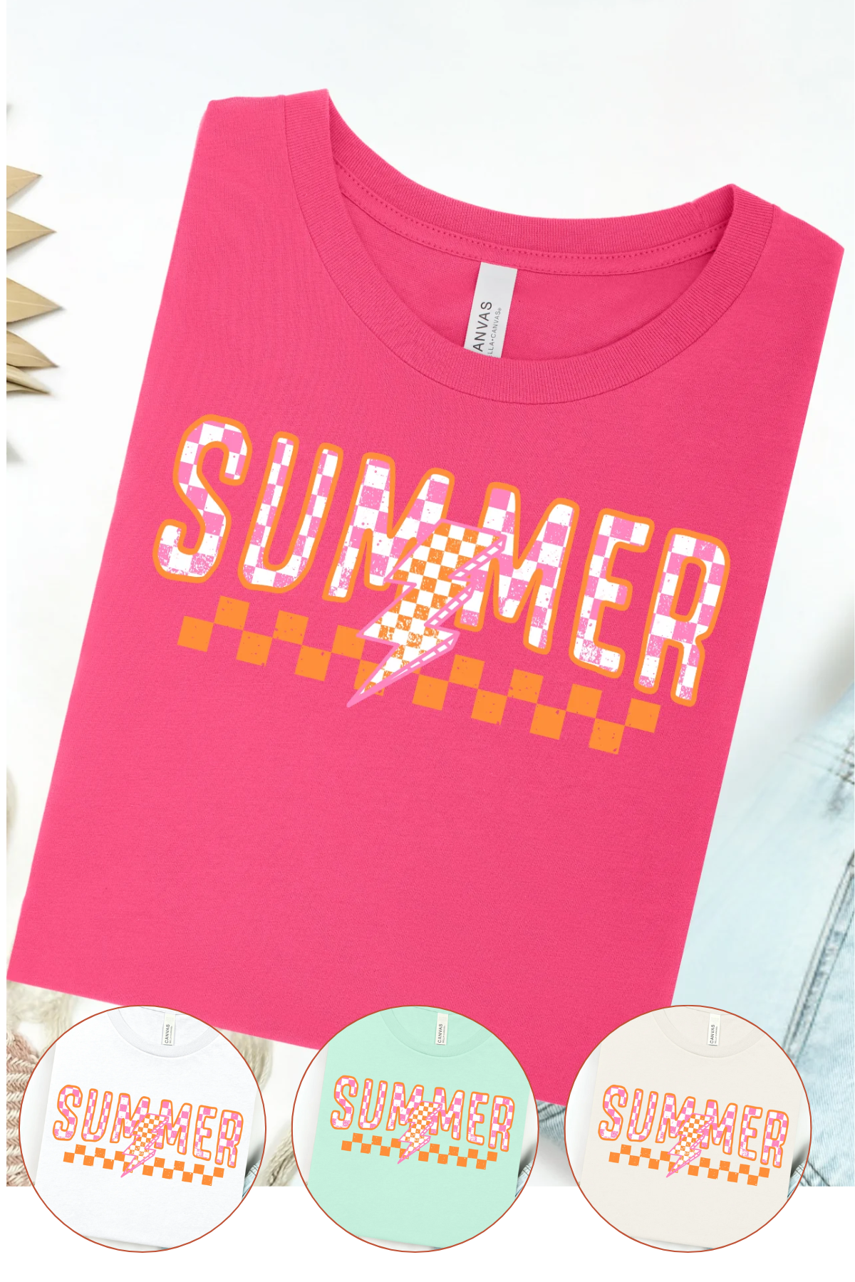 Shockin’ Summer Vibes  Bella Canvas T-Shirt