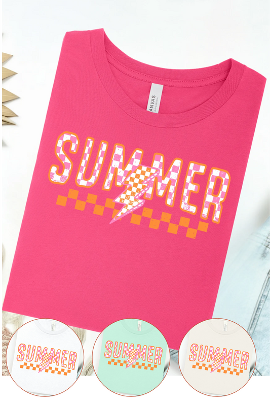 Shockin’ Summer Vibes  Bella Canvas T-Shirt