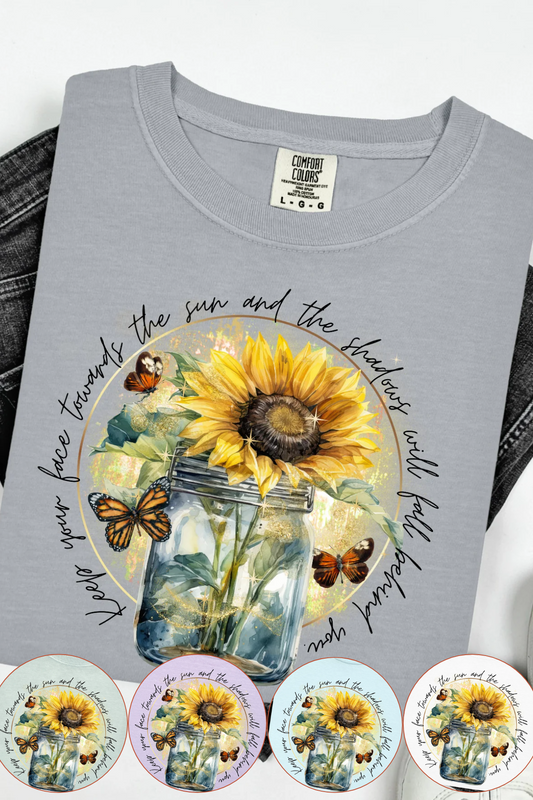 Sunflowers & Shadows Comfort Colors T-Shirt
