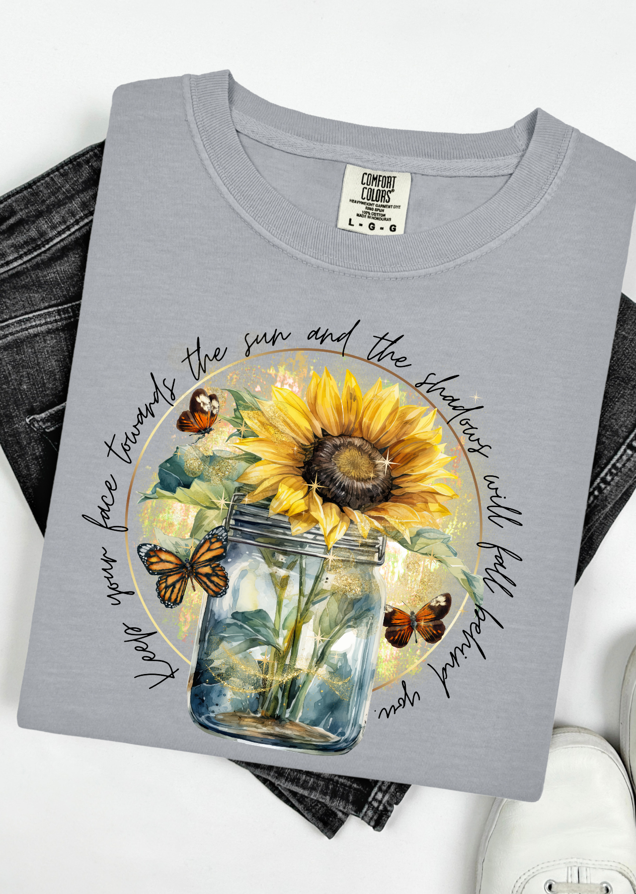 Sunflowers & Shawdows Comfort Colors T-Shirt