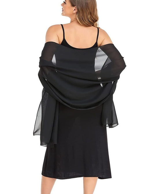 Lightweight Chiffon Evening Shawl
