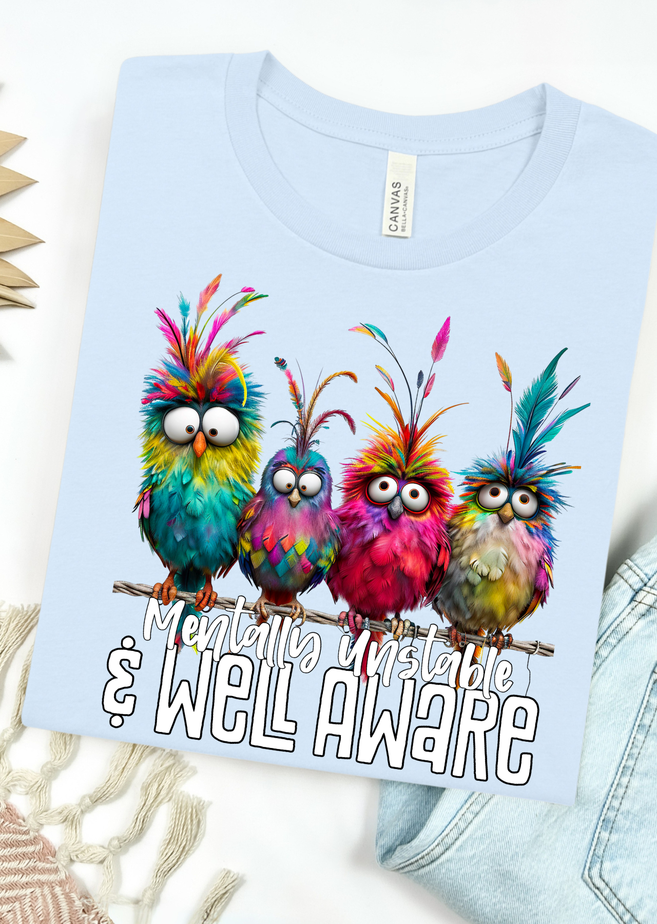 Feathered & Frazzled Bella Canvas T-Shirt