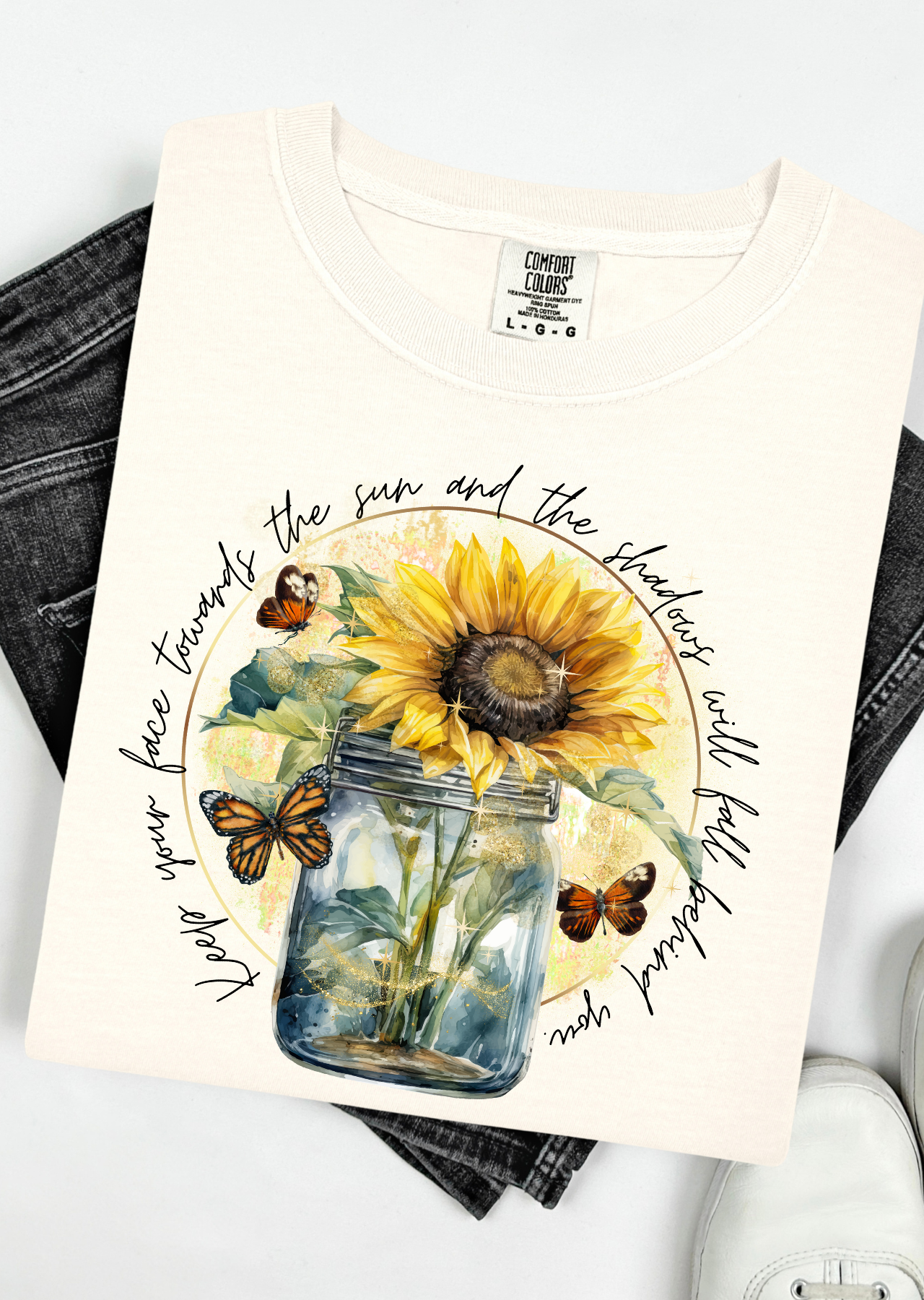 Sunflowers & Shawdows Comfort Colors T-Shirt