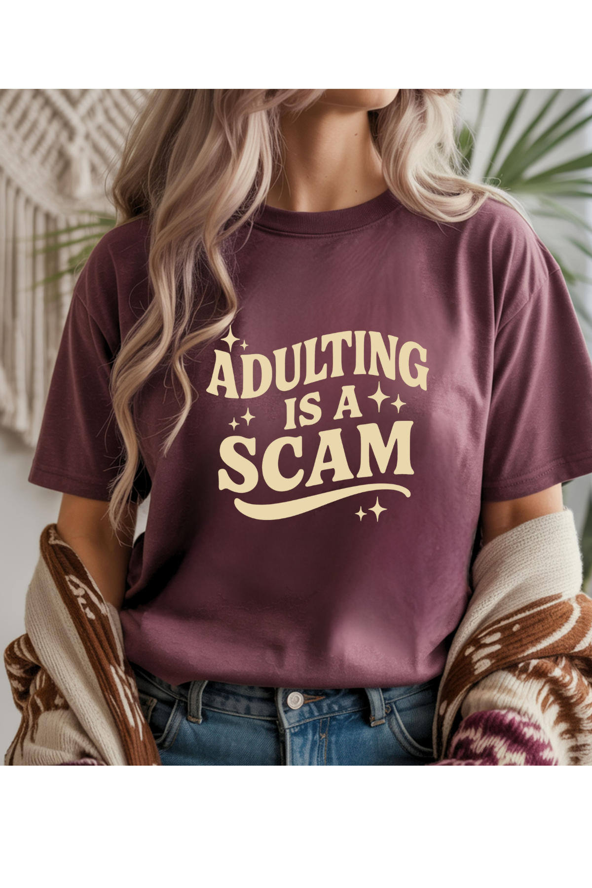 Adulting is a Scam Graphic Tee