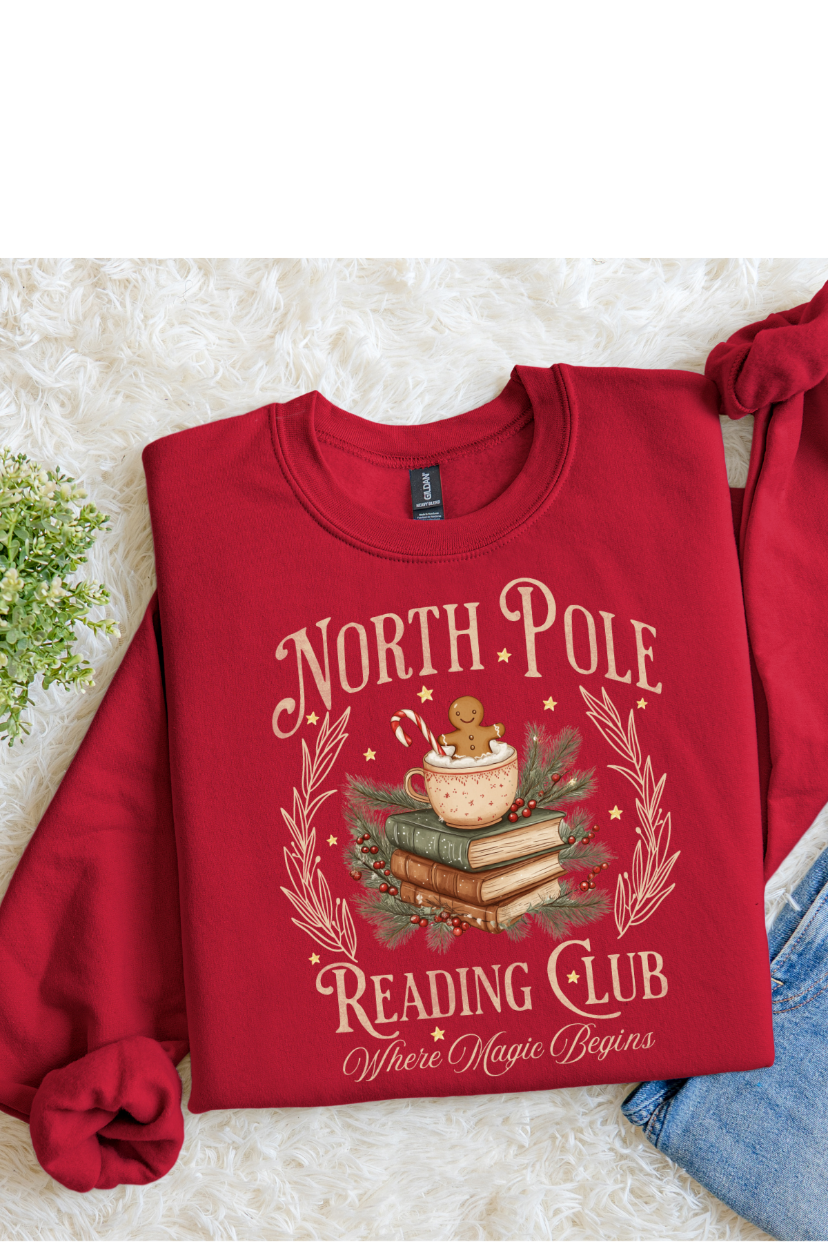 (11-2-26)North Pole Reading Graphic Tee