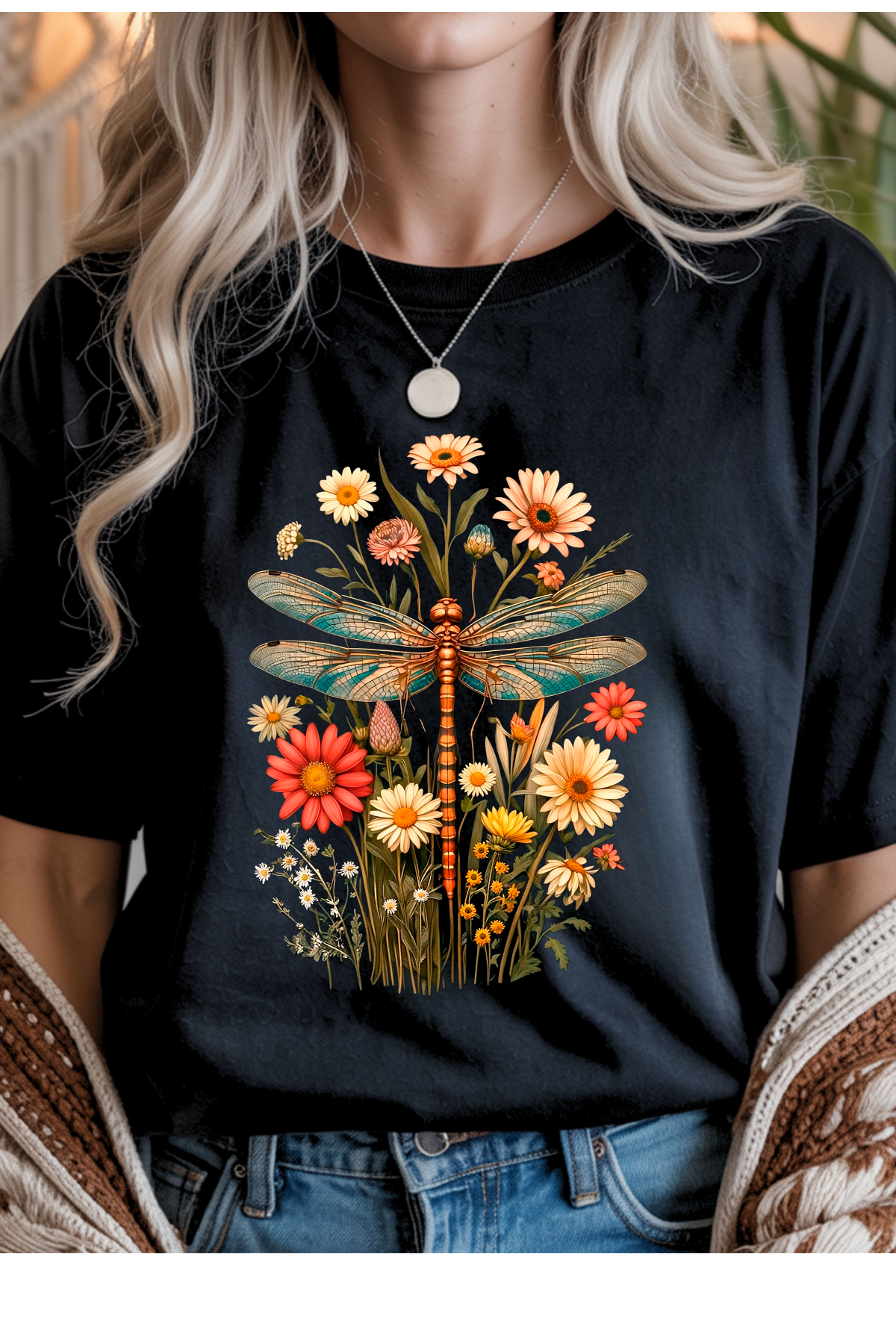 Vintage Dragonfly Graphic Tee
