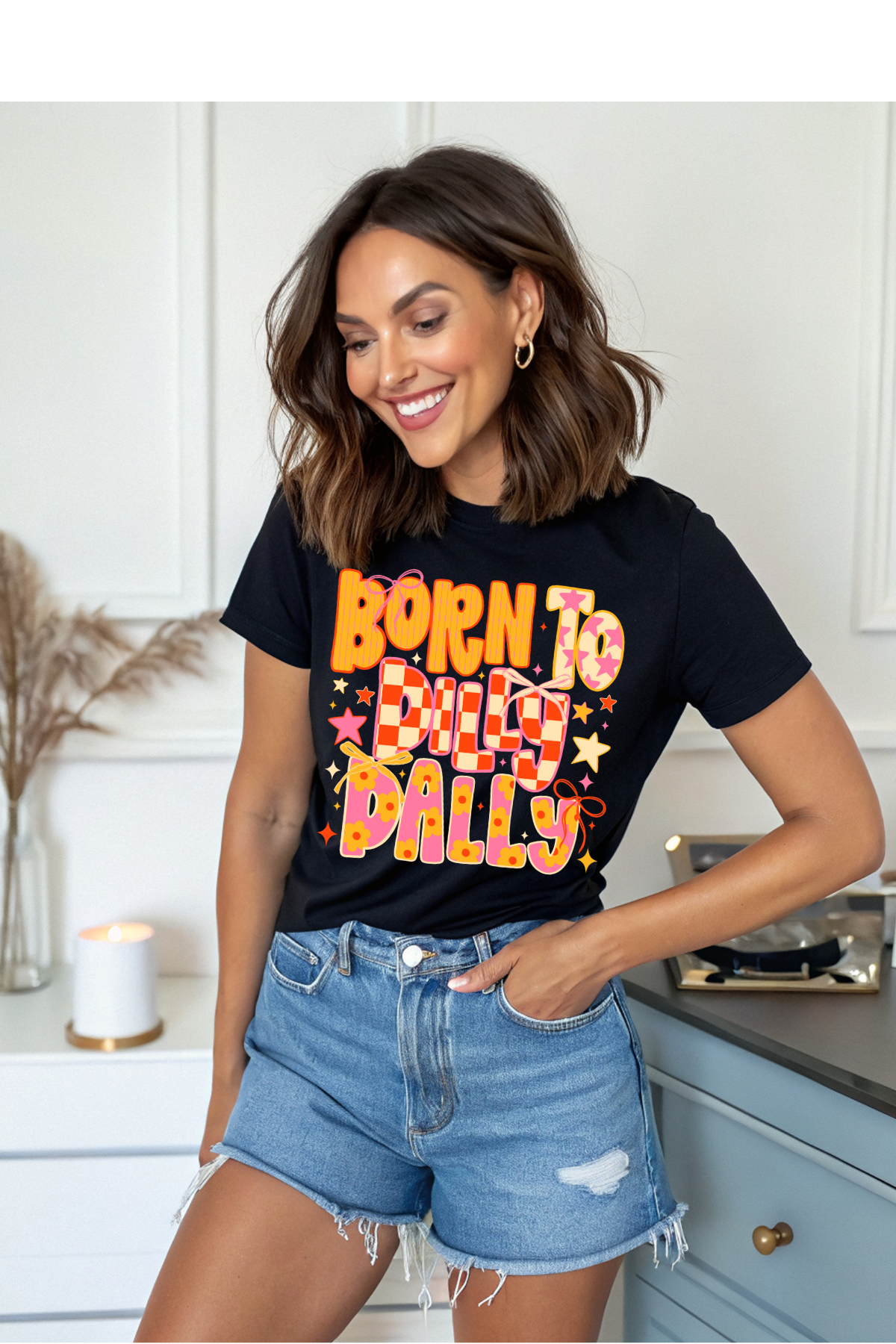(7-6-26)Born To Dilly Dally Graphic Tee