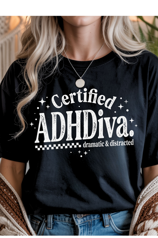 (8-3-26)ADHDiva Graphic Tee