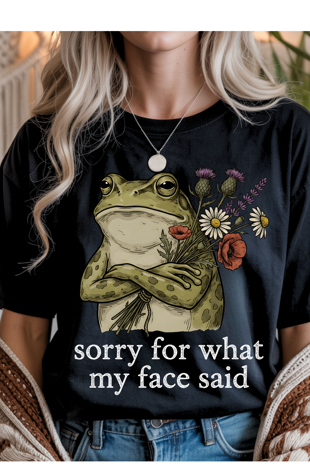(9-14-26)Sorry For What My Face Said Graphic Tee