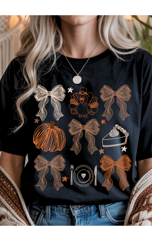 (9-21-26)Thankful Coquette Graphic Tee