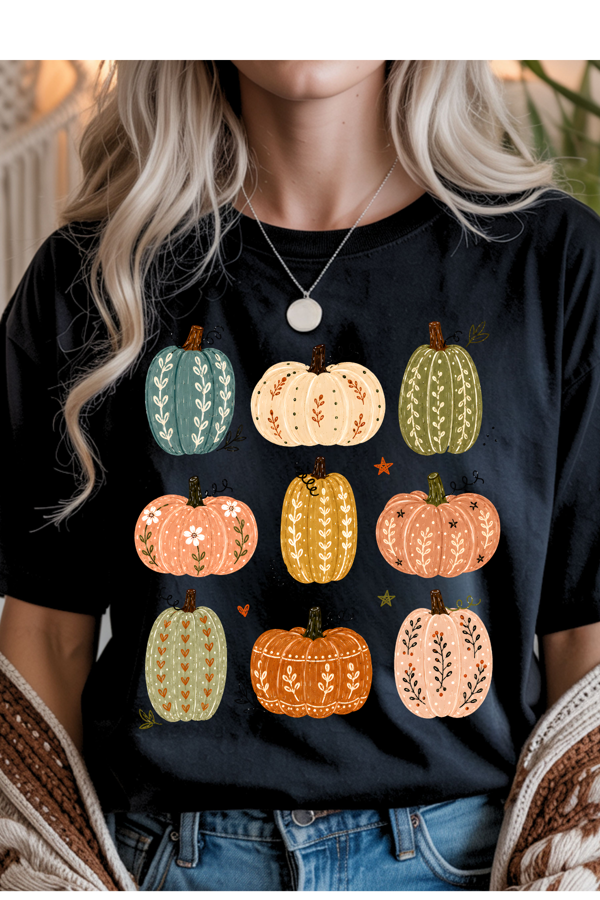 (9-21-26)Cute Pumpkins Graphic Tee