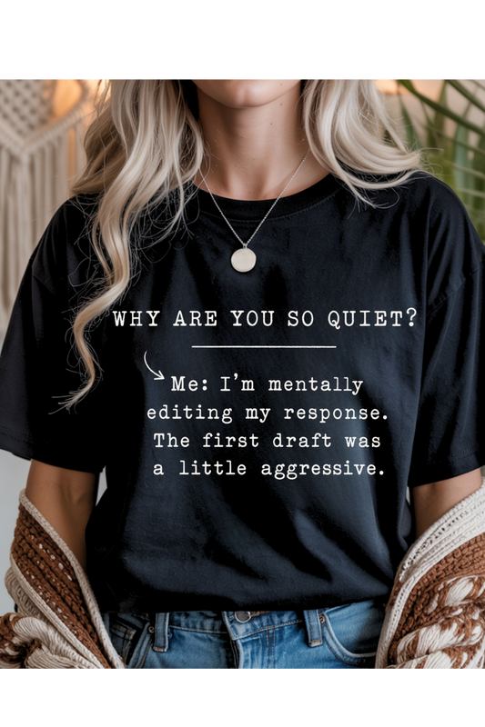 (11-2-26)So Quiet Graphic Tee