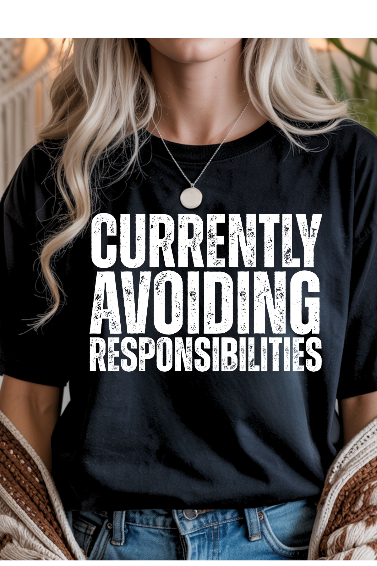 (9-28-26)Avoiding Responsibilities Graphic Tee