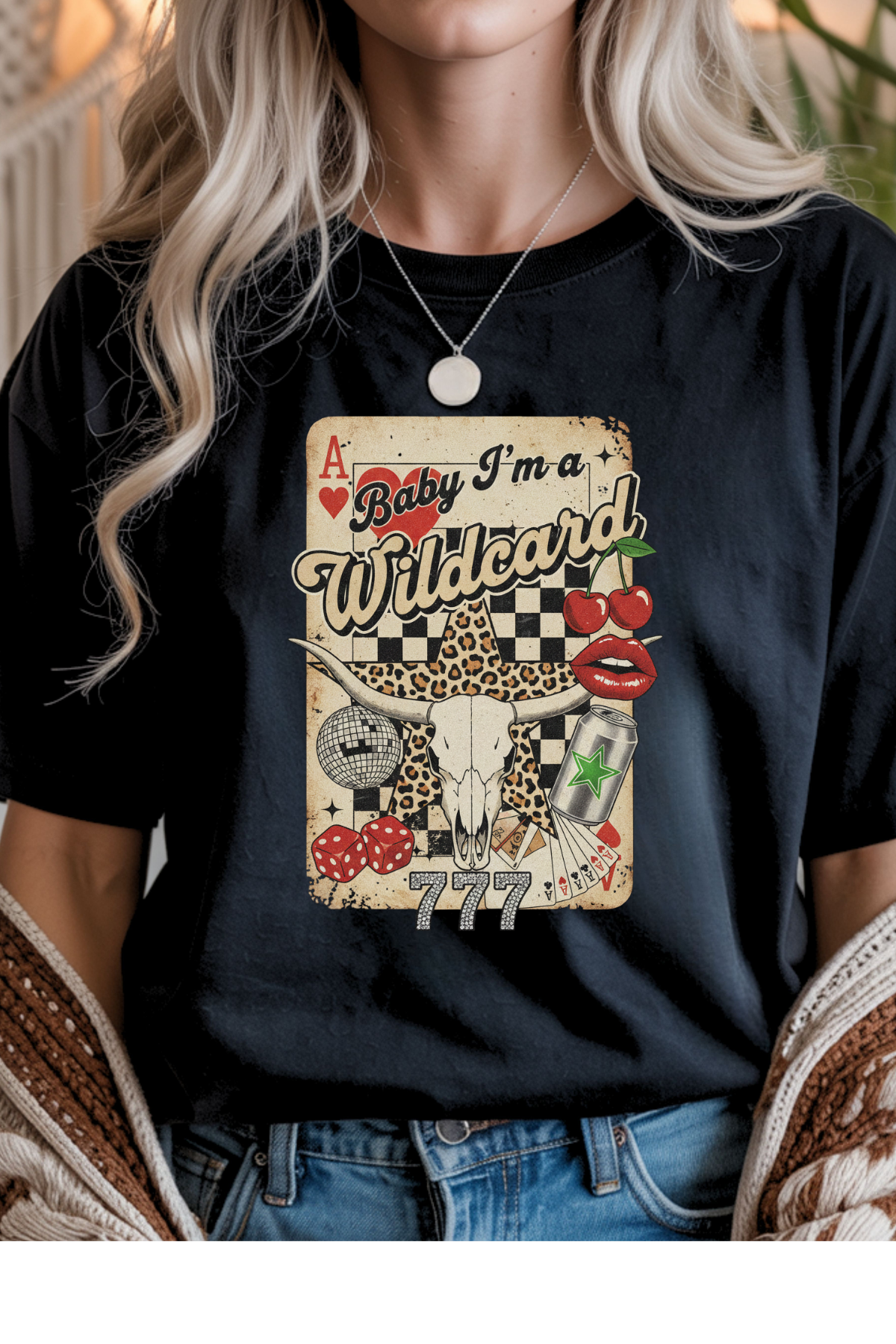 Wild Card Graphic Tee