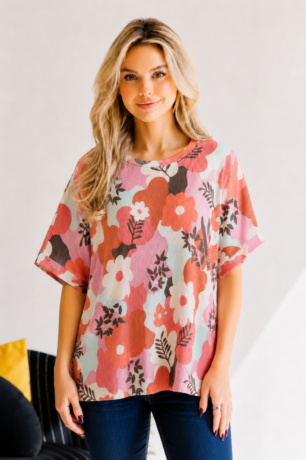 (7-1-26)Bloom Perfection Top