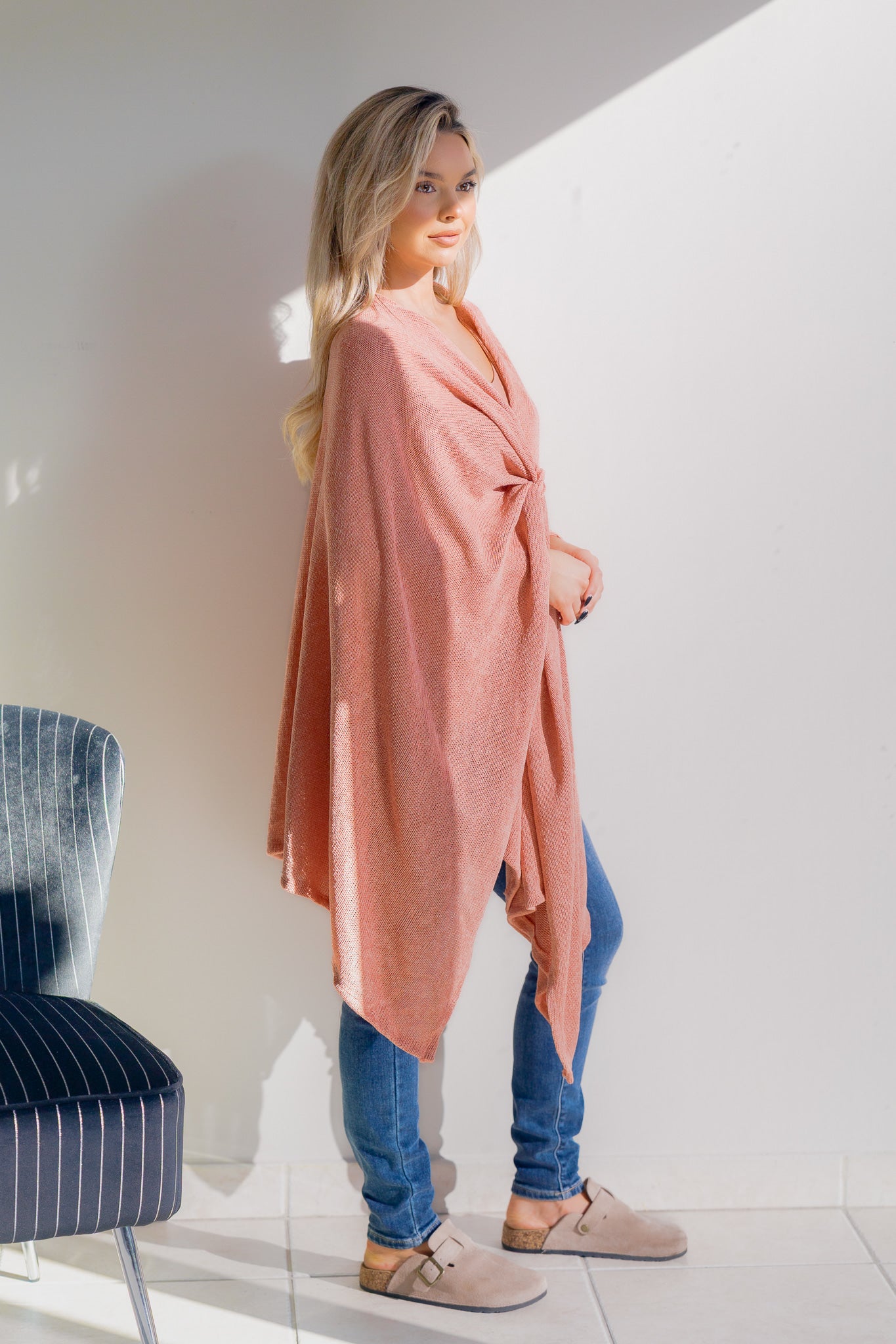 (10-15-25) Blush Whisper Poncho