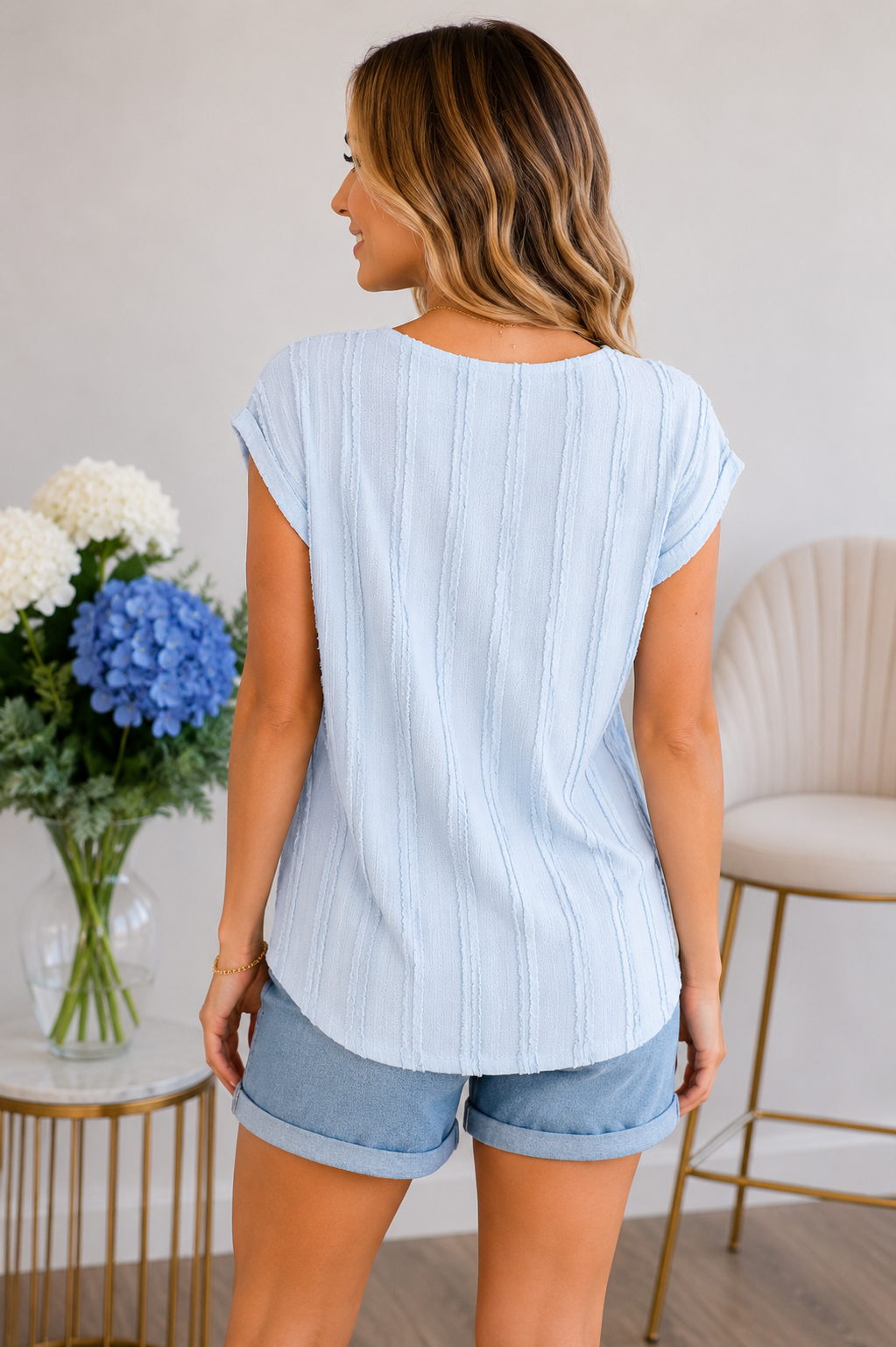 (8-26-26)Breezy Blues Top