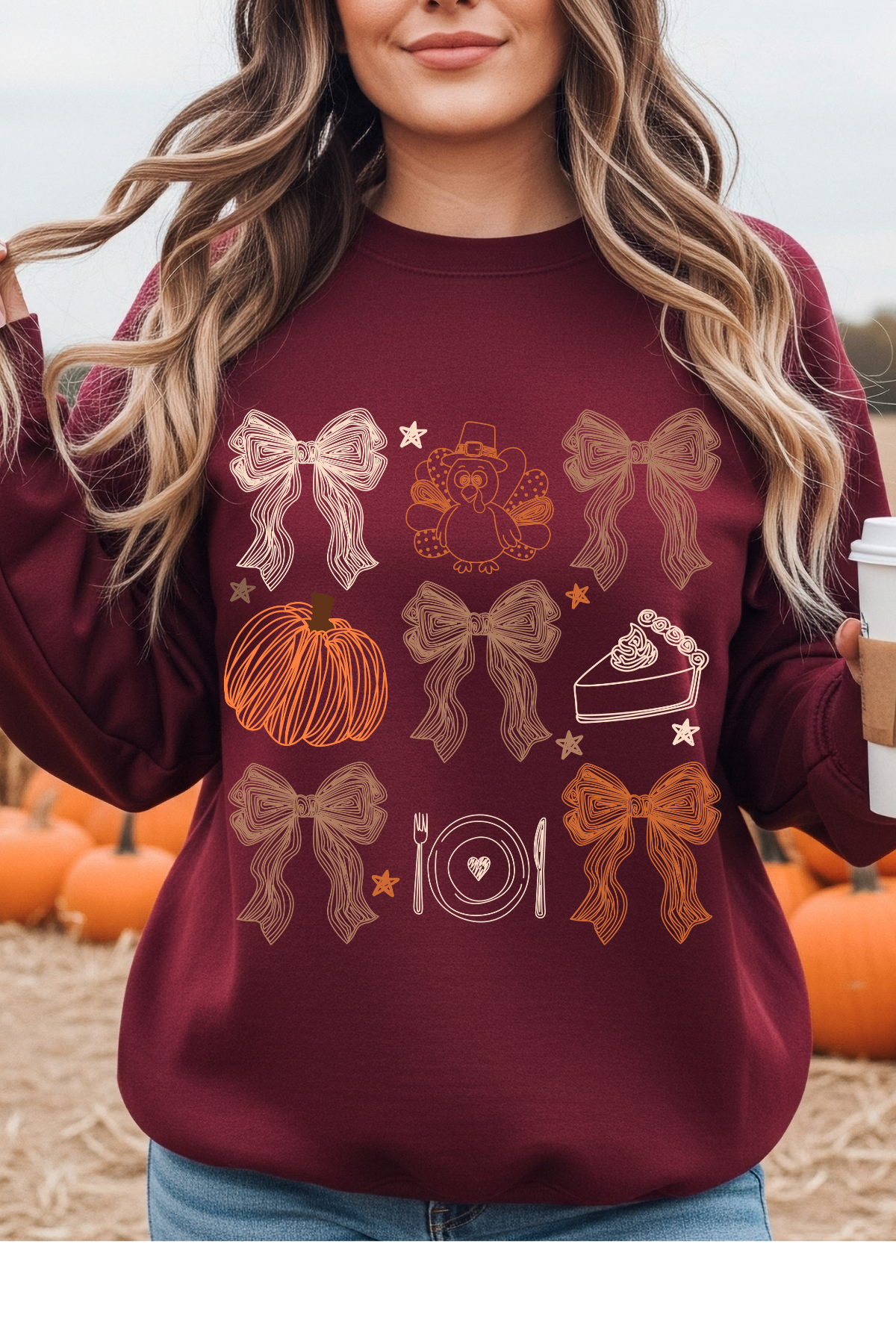 (9-21-26)Thankful Coquette Graphic Tee