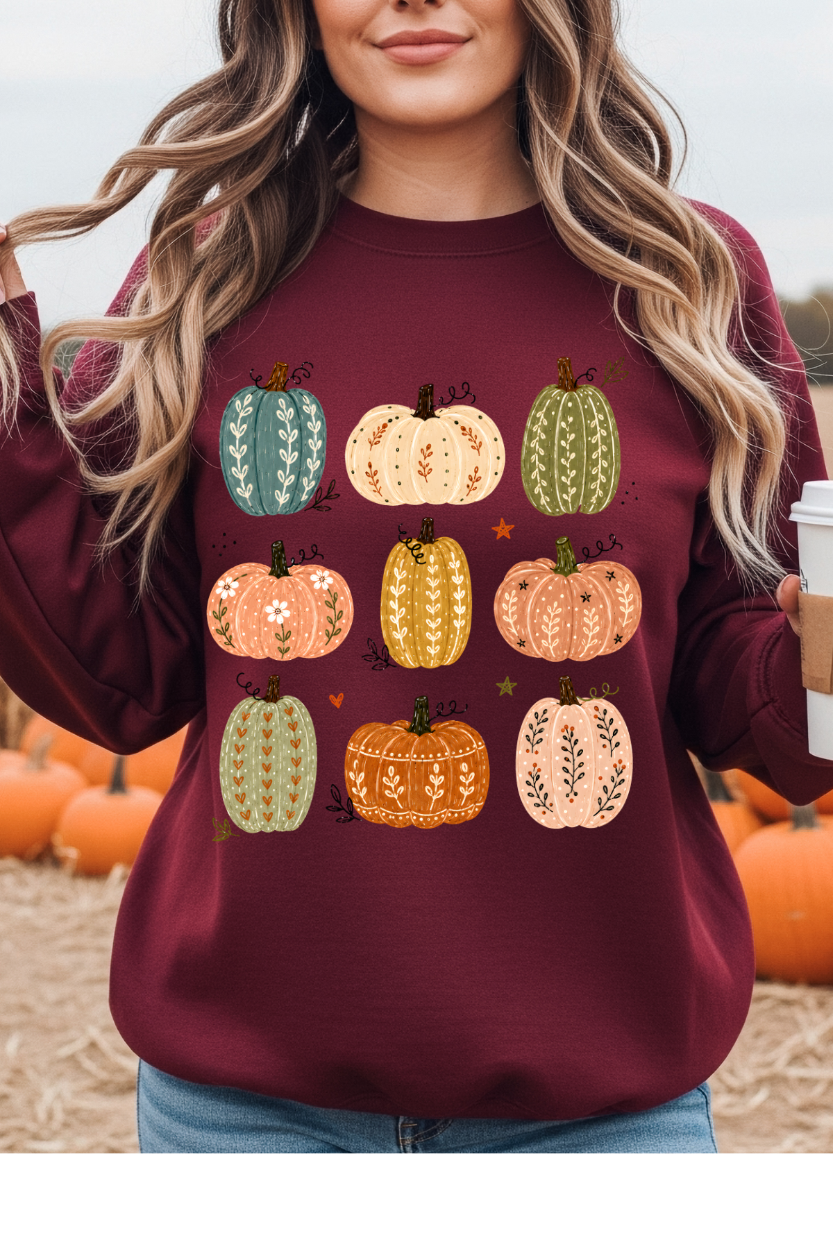 (9-21-26)Cute Pumpkins Graphic Tee