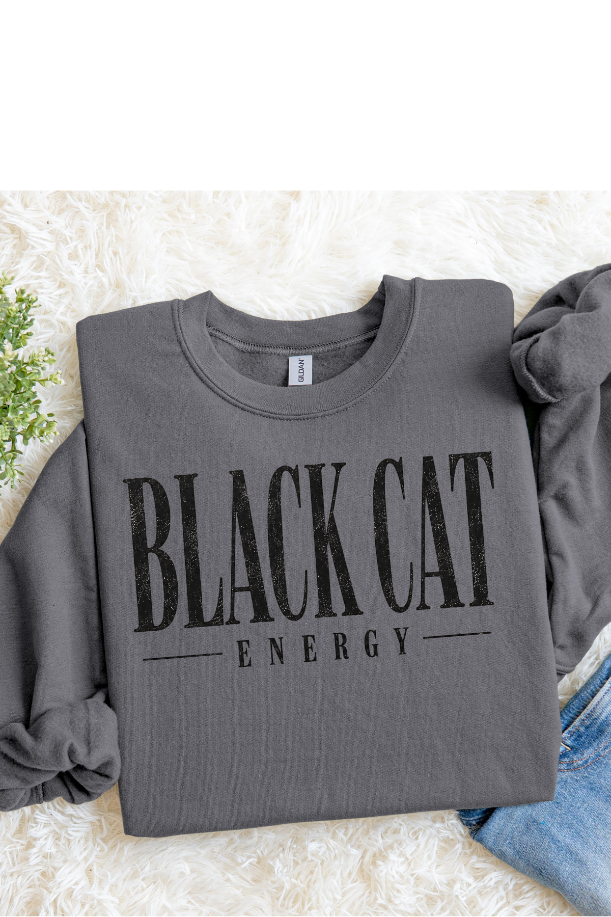 (8-31-26)Black Cat Energy Graphic Tee