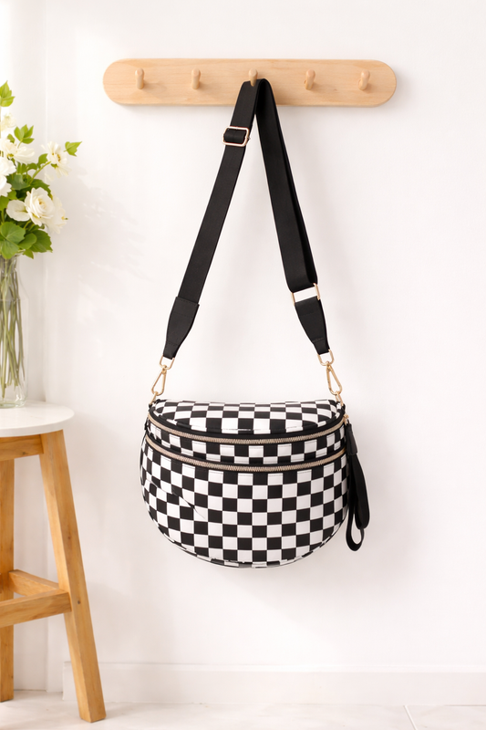 (4-15-26)Checkmate Crossbody Bag