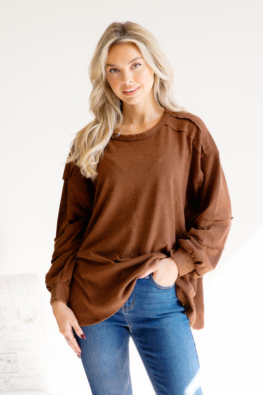 (9-24-25) Chestnut Charm Pullover