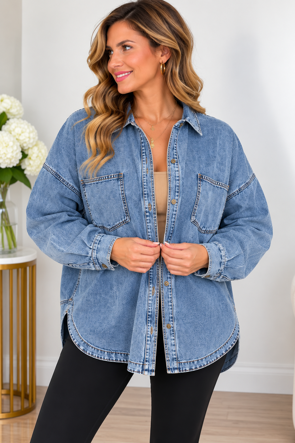 (10-14-26)Cool & Collected Button Down