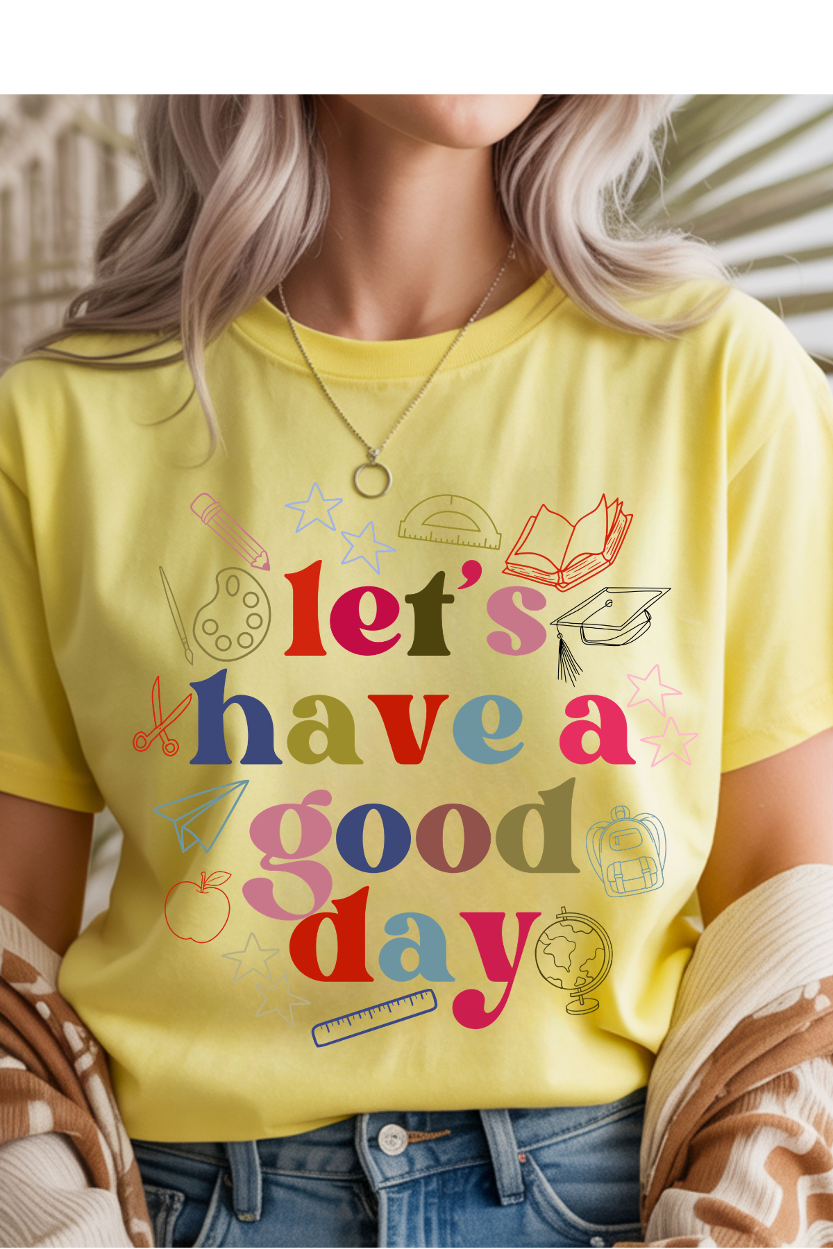(8-10-26)Good Day Teacher Graphic Tee