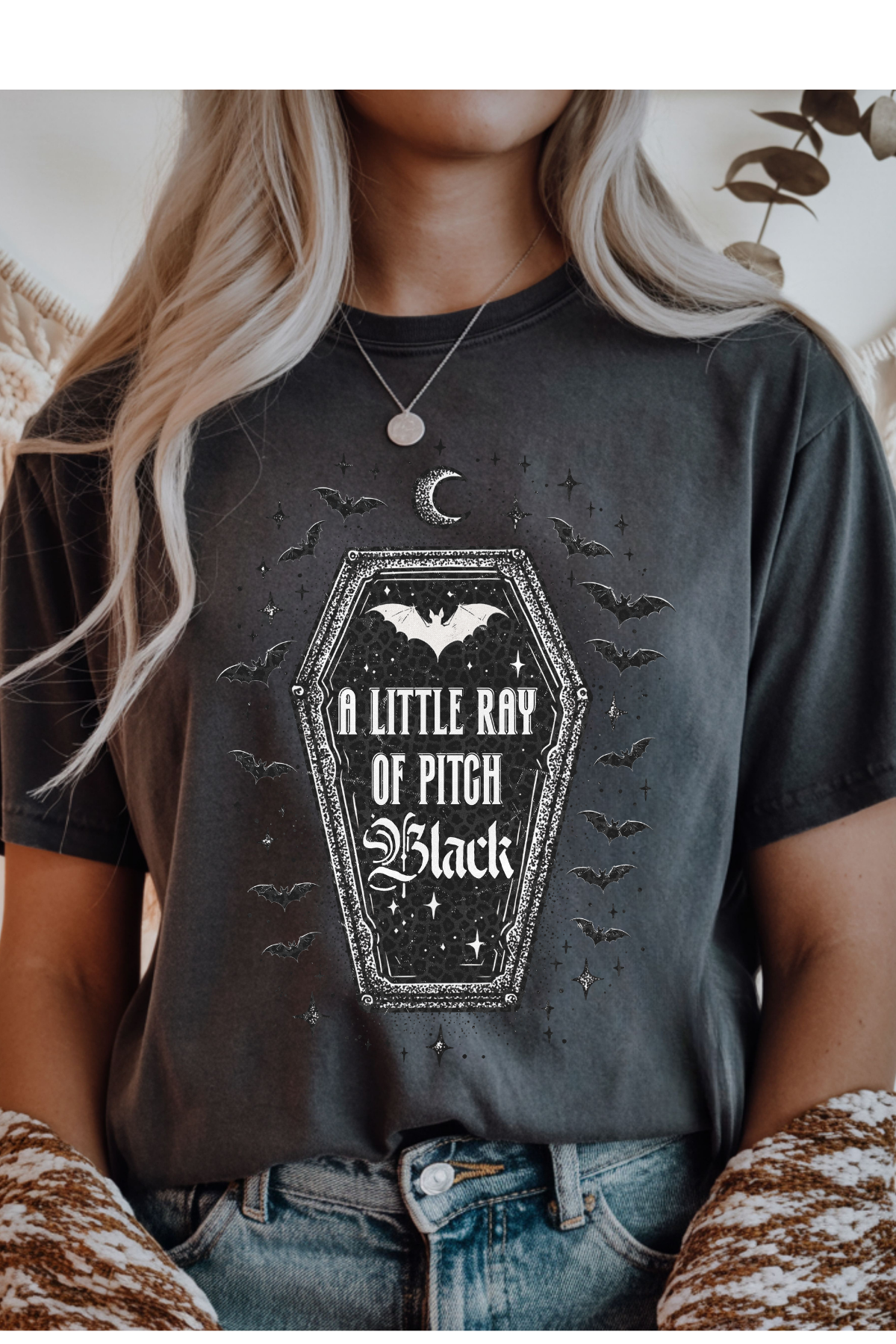 (8-31-26)Ray of Pitch Black Graphic Tee