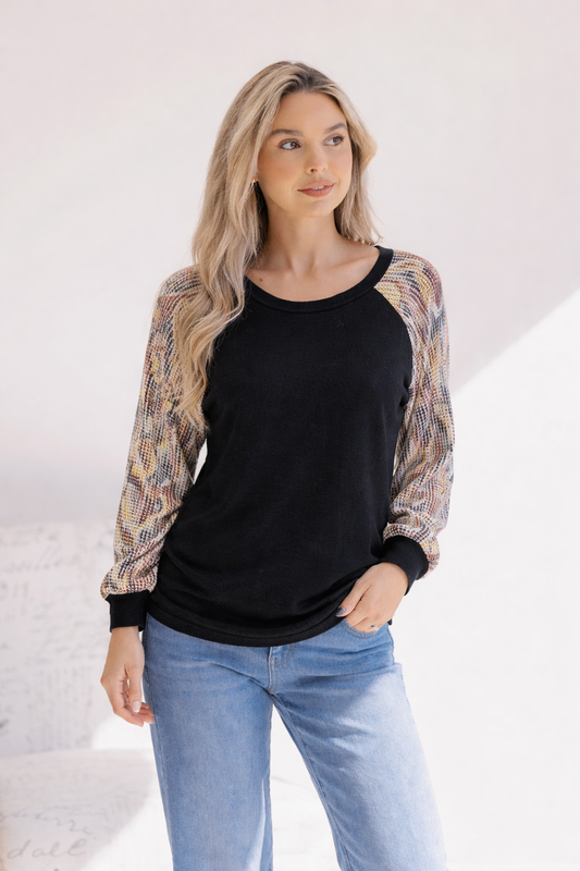 Enigmatic Beauty Raglan