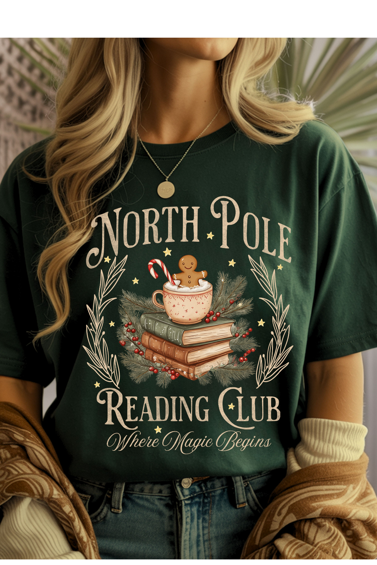 (11-2-26)North Pole Reading Graphic Tee