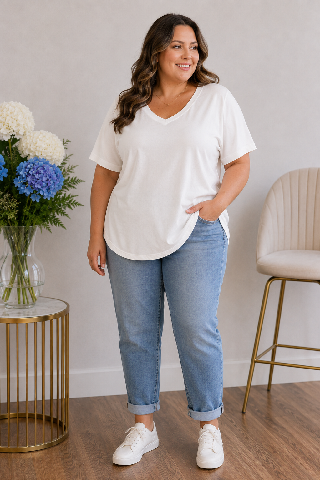 (8-26-26)Forever Basic Top