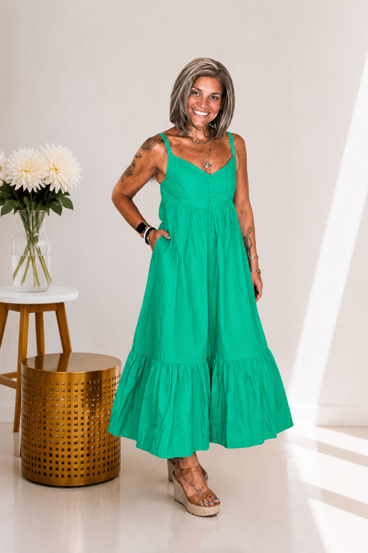 (7-15-26)Fresh Start Midi Dress