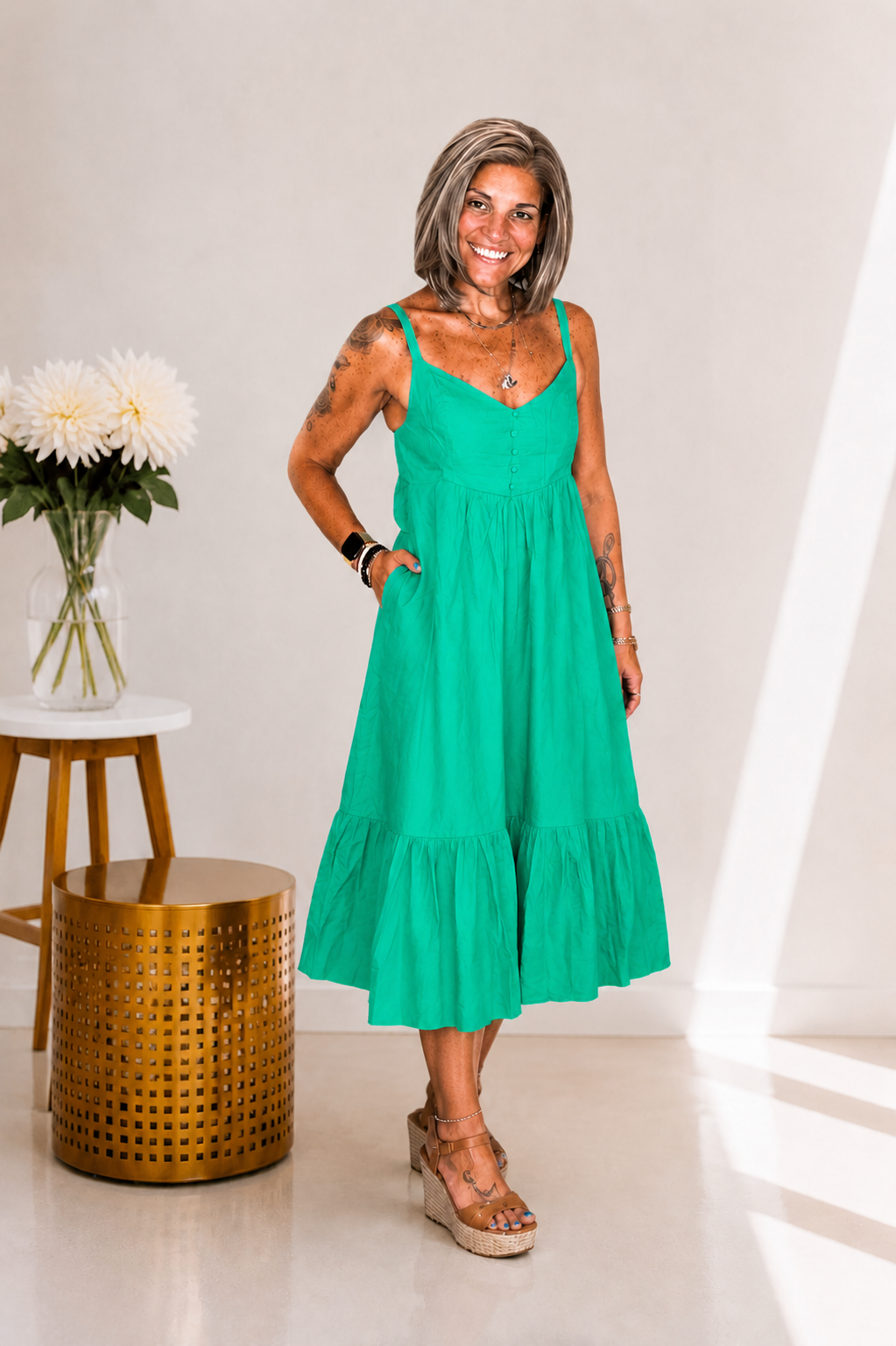 Fresh Start Midi Dress