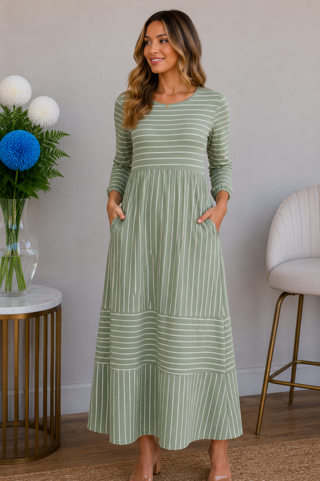 (9-16-26)Garden Path Dress
