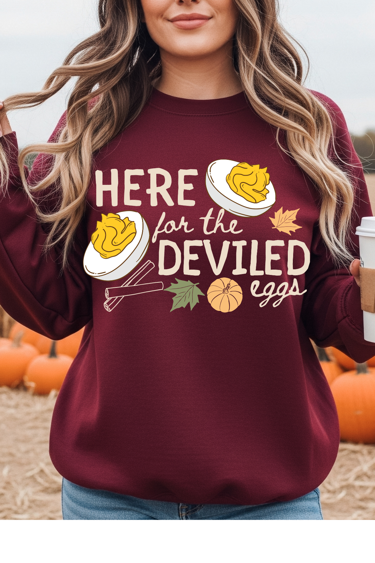 (9-21-26)Here For The Eggs Graphic Tee