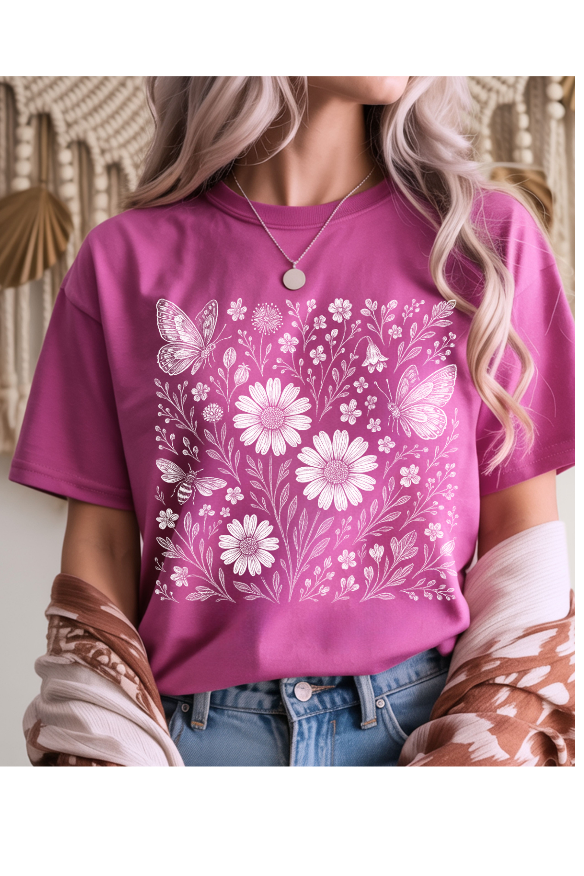 Boho Florals Graphic Tee